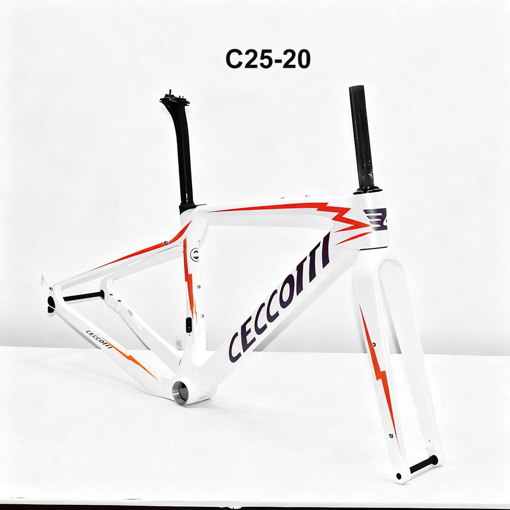 CECCOTTI DC025 GRAVEL TORAY CARBON BICYCLE FRAMEST DISC 142*12 47mm Tire