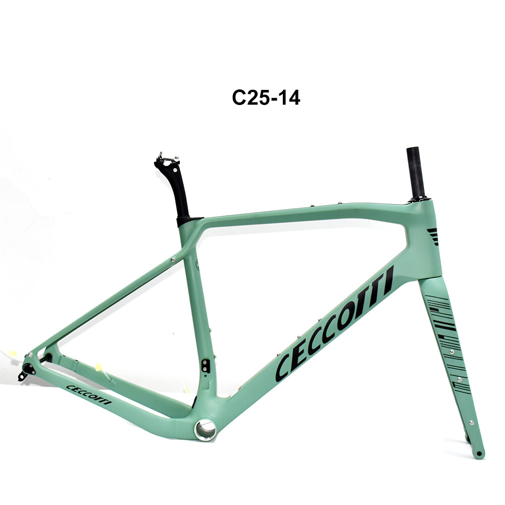 CECCOTTI DC025 GRAVEL TORAY CARBON BICYCLE FRAMEST DISC 142*12 47mm Tire