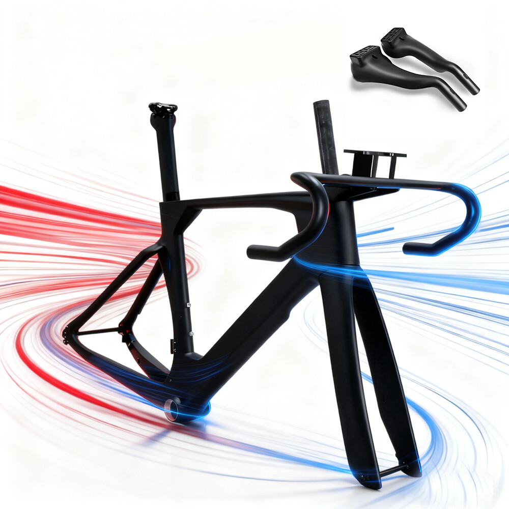(UDH) TT01 CECCOTTI TIME TRAIL CARBON BICYCLE frameset 142*12 ,T47 Thread BB