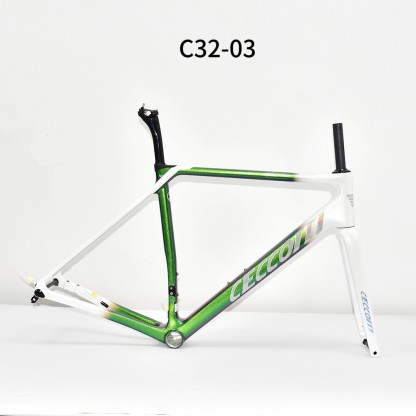 DC032 CECCOTTI CLIMBING CARBON BICYCLE FRAMEST DISC 142*12 T47