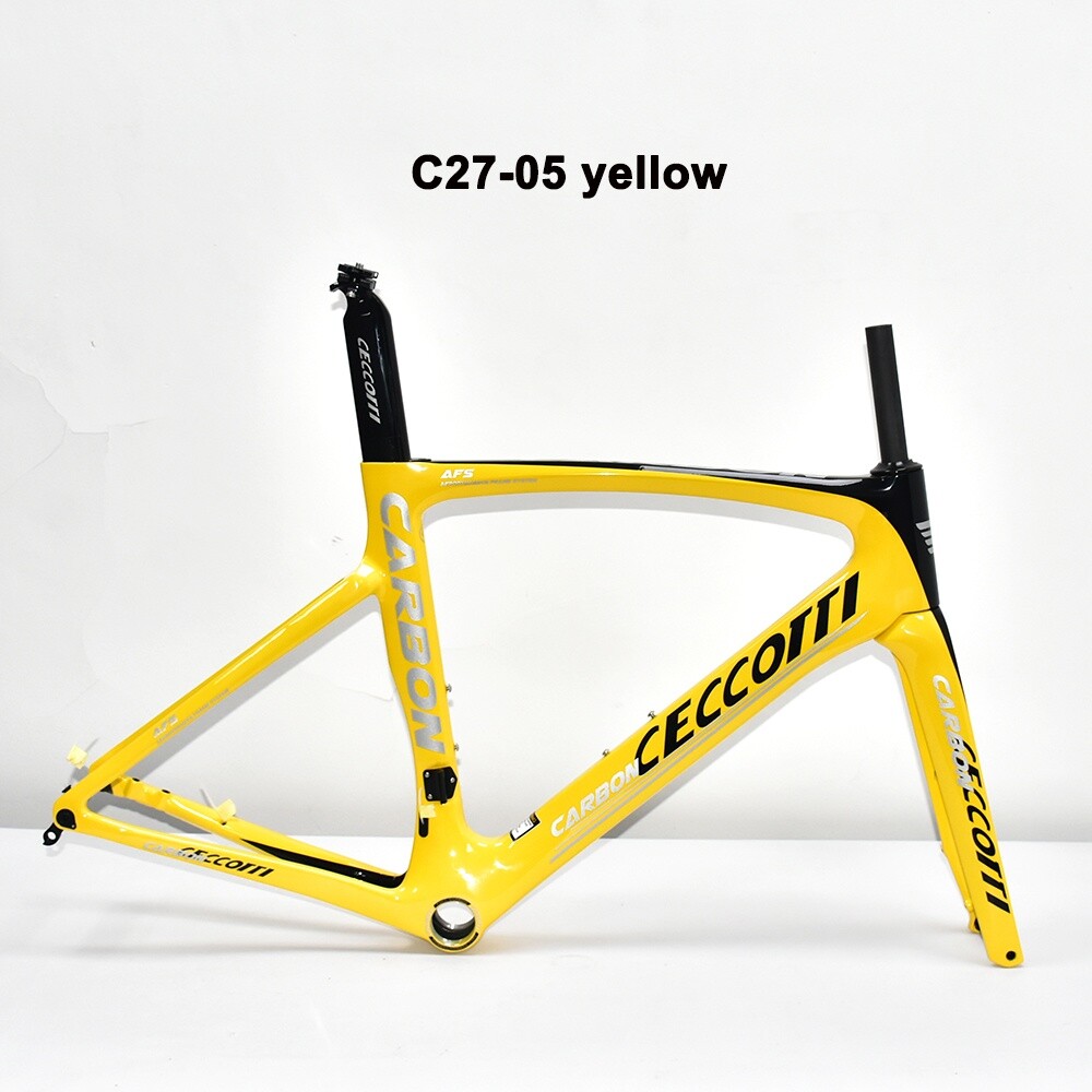 DC027 CECCOTTI DISC 142*12 CARBON ROAD FRAMEST FULL INNER CABLE 