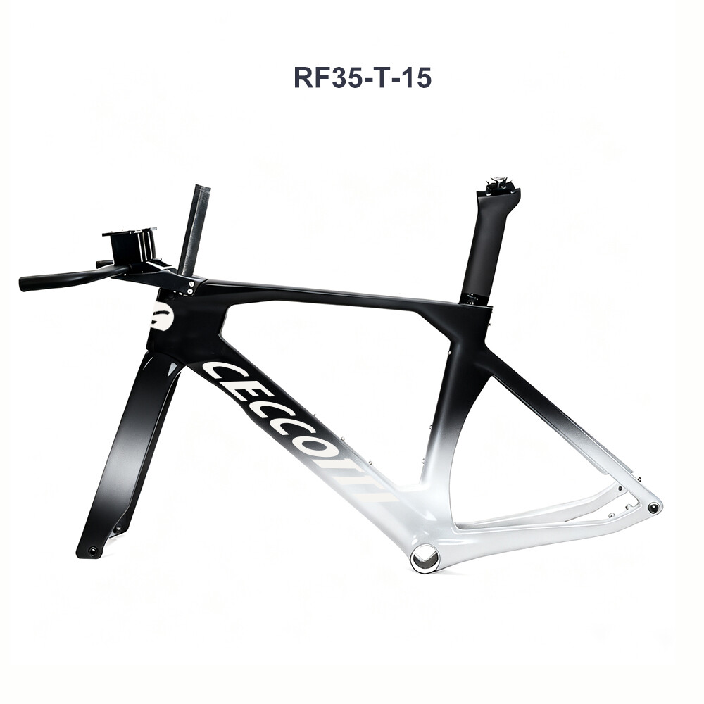 TT01 CECCOTTI TIME TRAIL CARBON BICYCLE FRAMEST142*12 ,T47 Thread BB