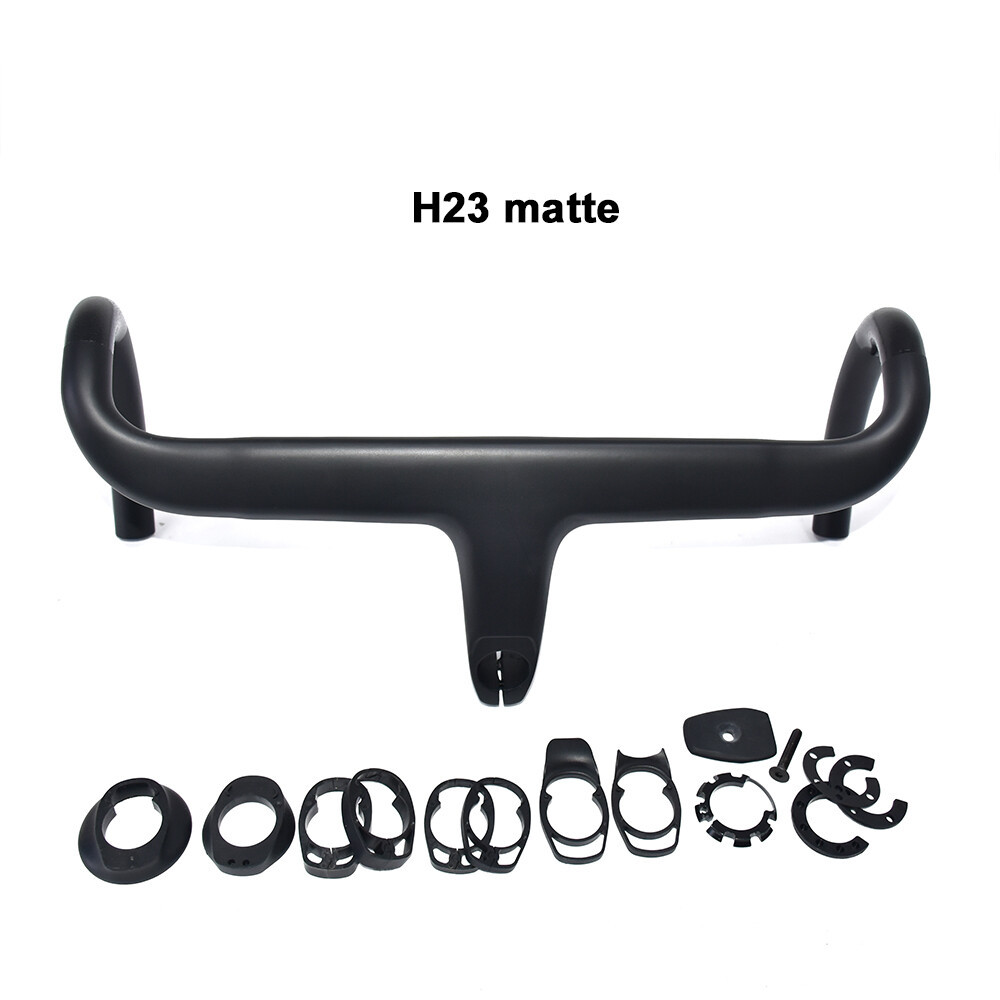 HB003 CECCOTTI CARBON ROAD HANDLEBAR SUIT FULL INNER CABLE