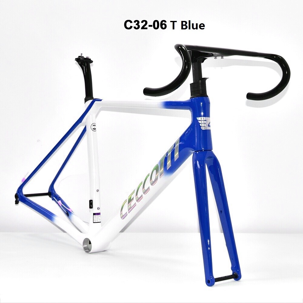 DC032 CECCOTTI CLIMBING CARBON BICYCLE FRAMEST DISC 142*12 T47