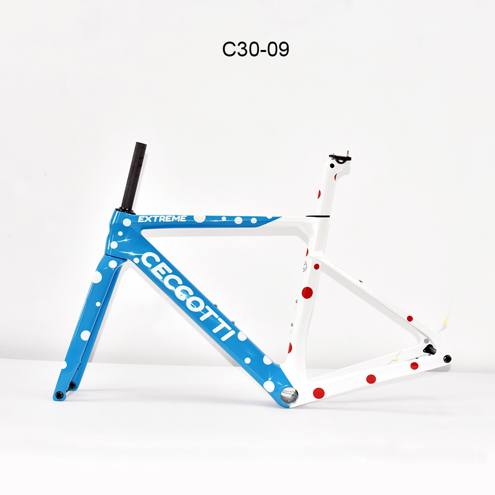 DC030 CECCOTTI DISC 142*12 CARBON ROAD FRAMEST FULL INNER CABLE 