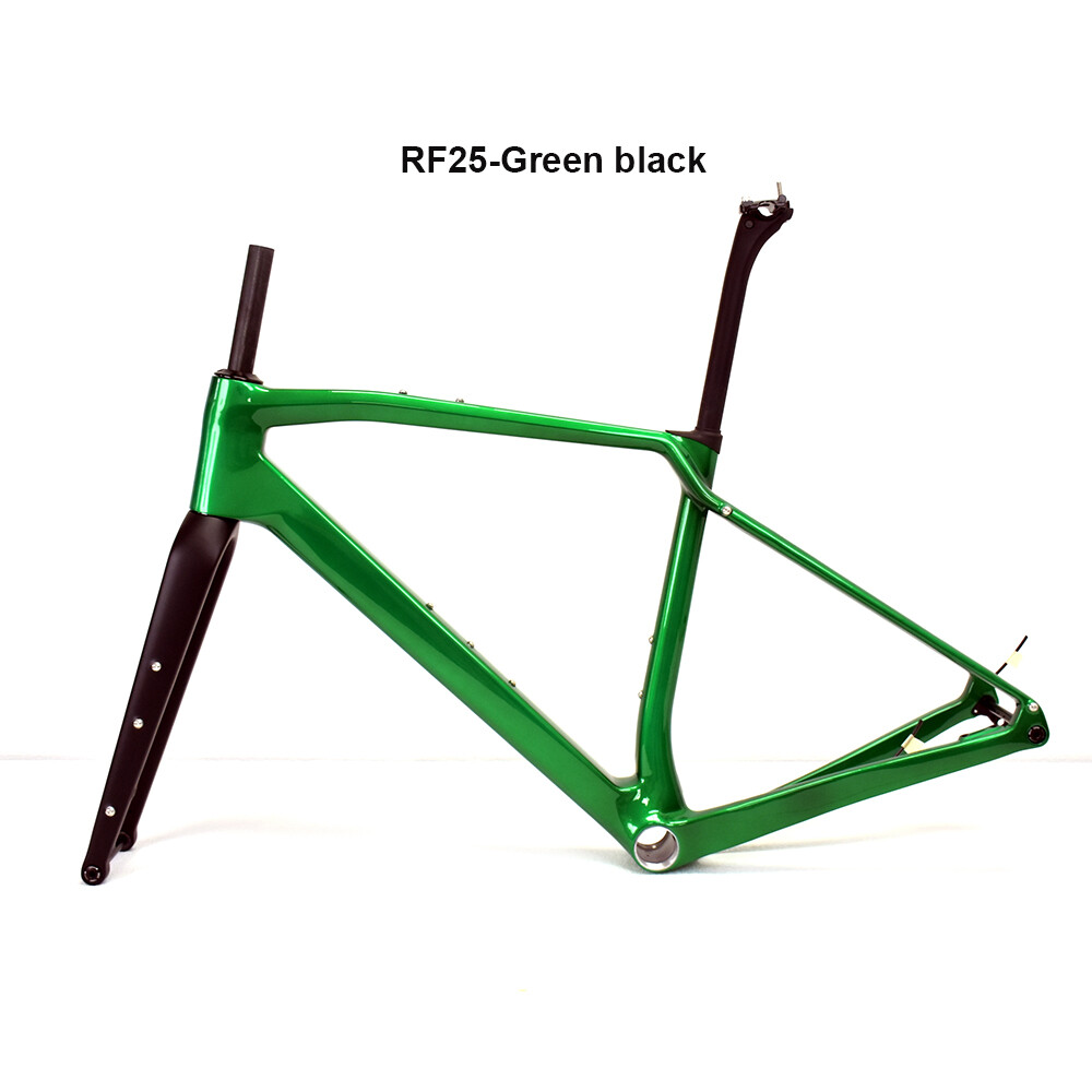 DC025  CECCOTTI GRAVEL TORAY CARBON BICYCLE FRAMESET DISC 142*12 47mm Tire