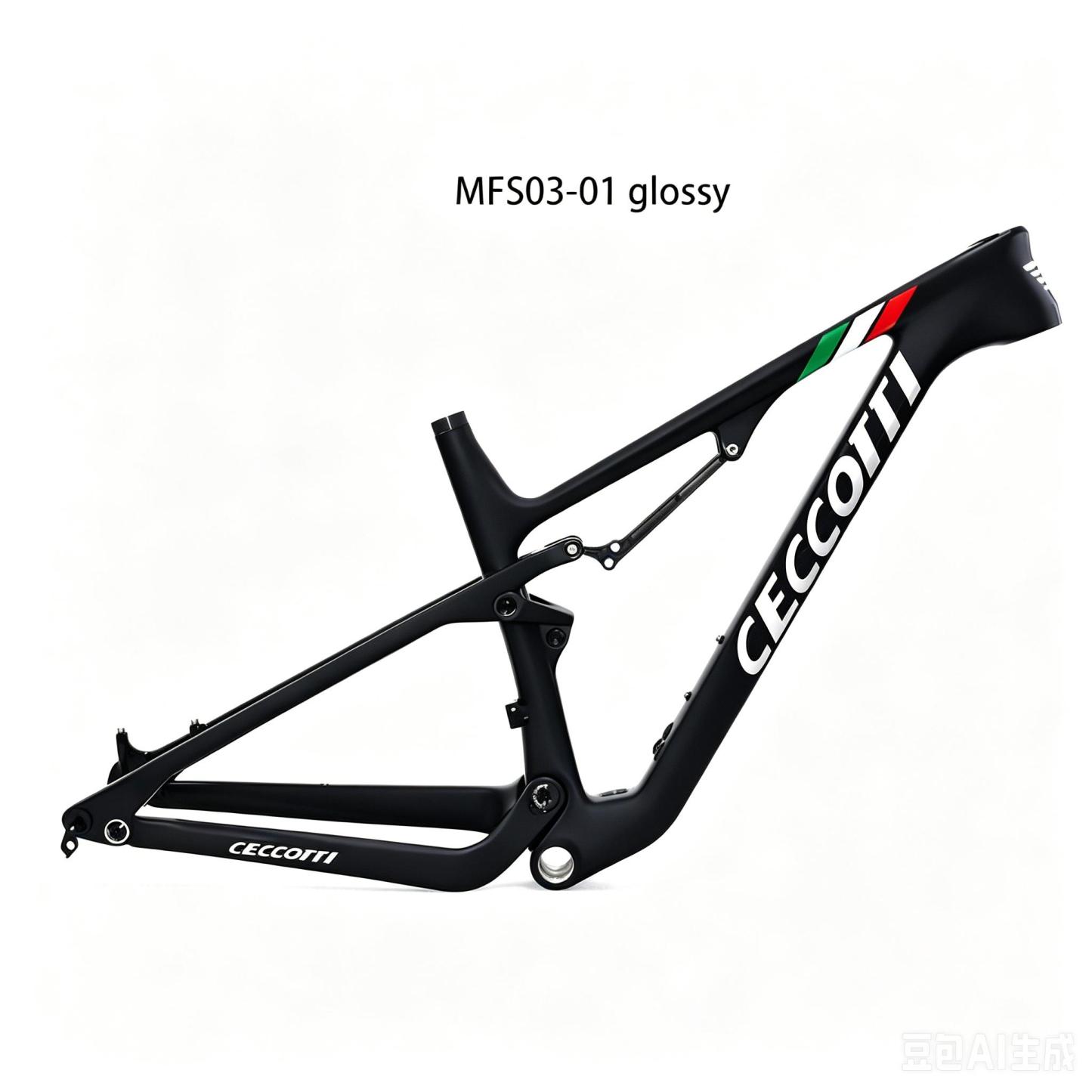 MFS03 CECCOTTI Suspension CARBON MOUTAIN BICYCLE 148*12 -XC 190mm