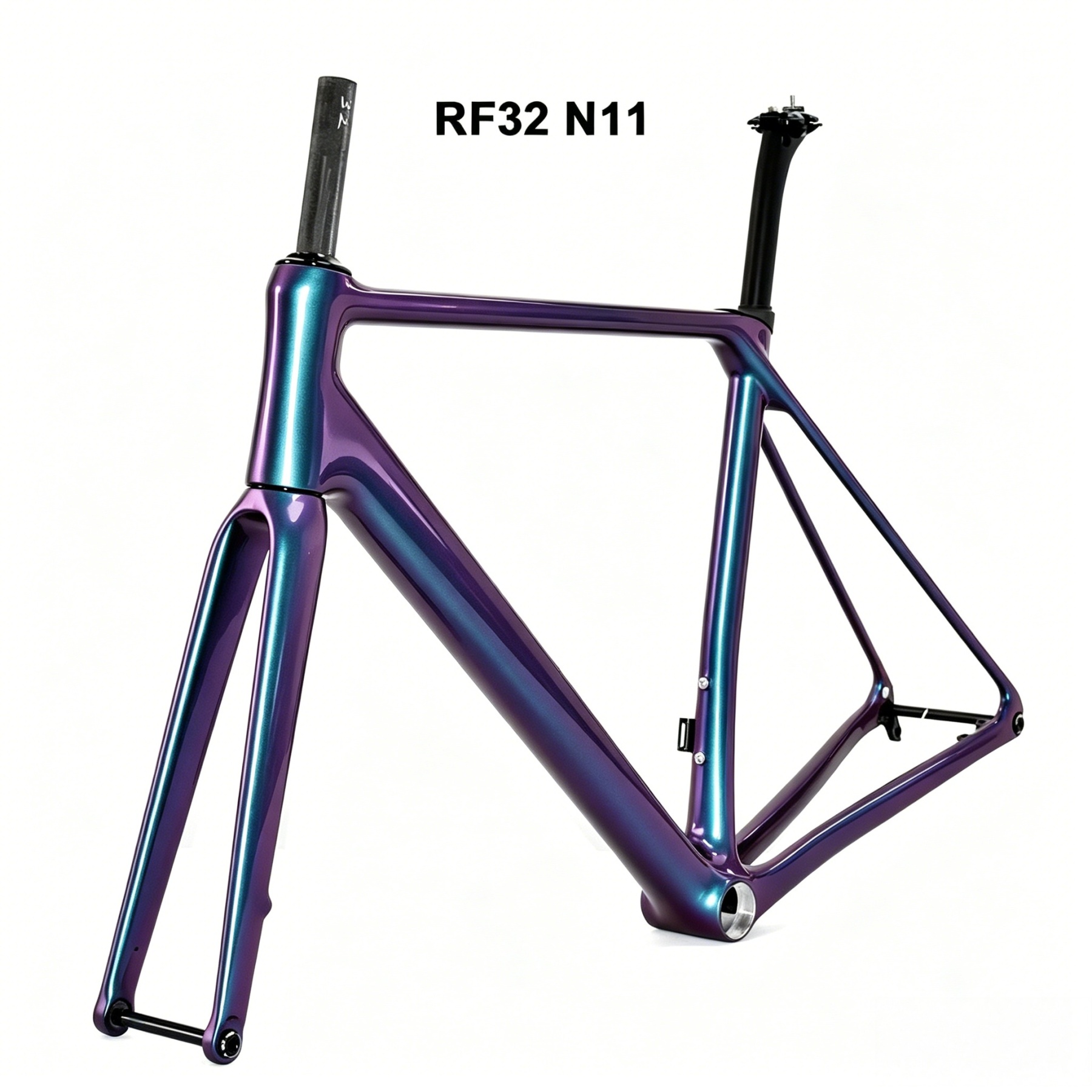 DC032 CECCOTTI CLIMBING CARBON BICYCLE FRAMESET DISC 142*12 T47