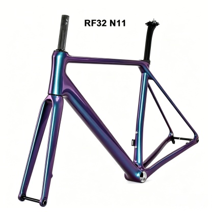 DC032 CECCOTTI CLIMBING CARBON BICYCLE FRAMESET DISC 142*12 T47