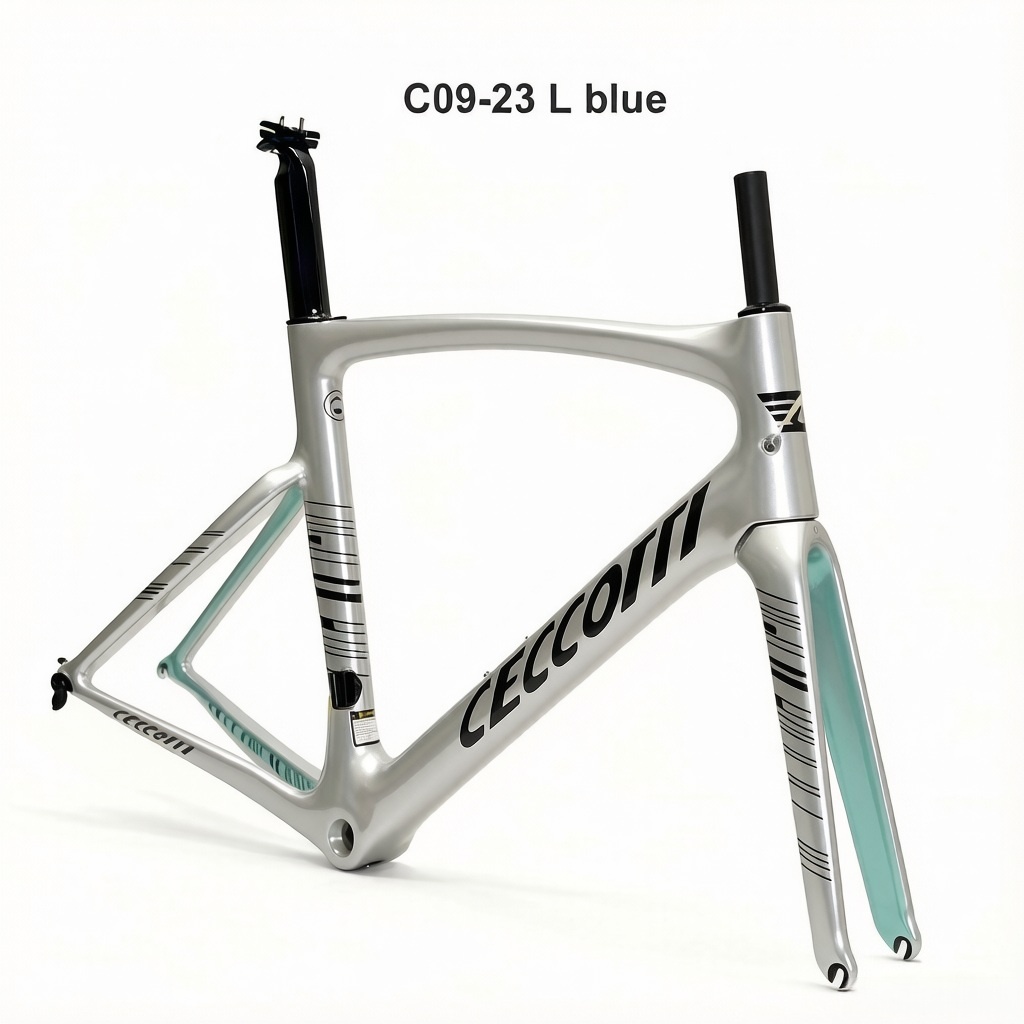 DC009 CECCOTTI V BRAKE CARBON BICYCLE FRAMESET SUPPER LIGHT Rim brake