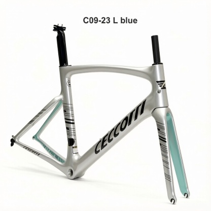 DC009 CECCOTTI V BRAKE CARBON BICYCLE FRAMESET SUPPER LIGHT Rim brake