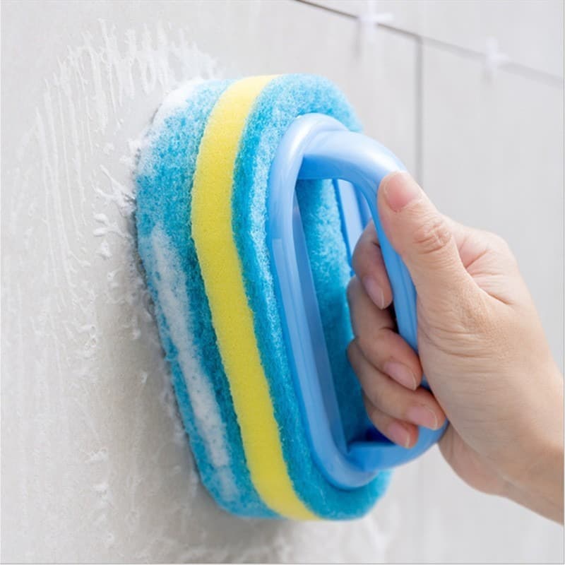 Handle Sponge Dish Brush - Thickened Kitchen Pot Cleaning Brush