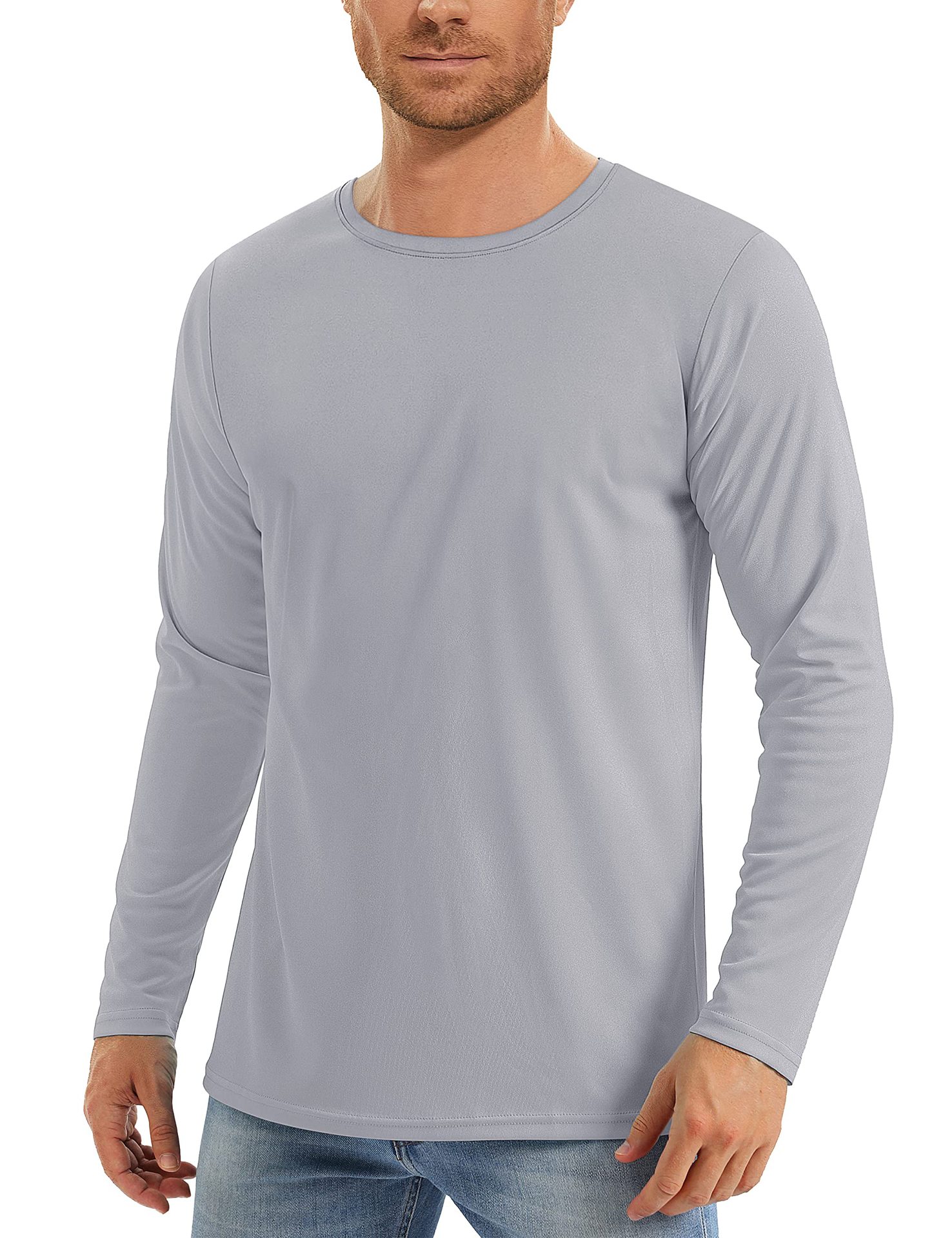 2025 Spring/Summer Men’s Long Sleeve Quick-Dry Sports T-Shirt