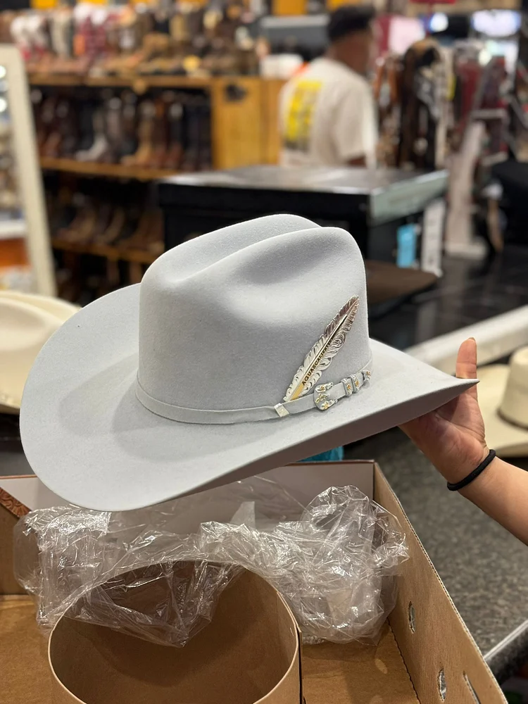 Cowboy Hat 100x Président Mist Grey Copa Chica
