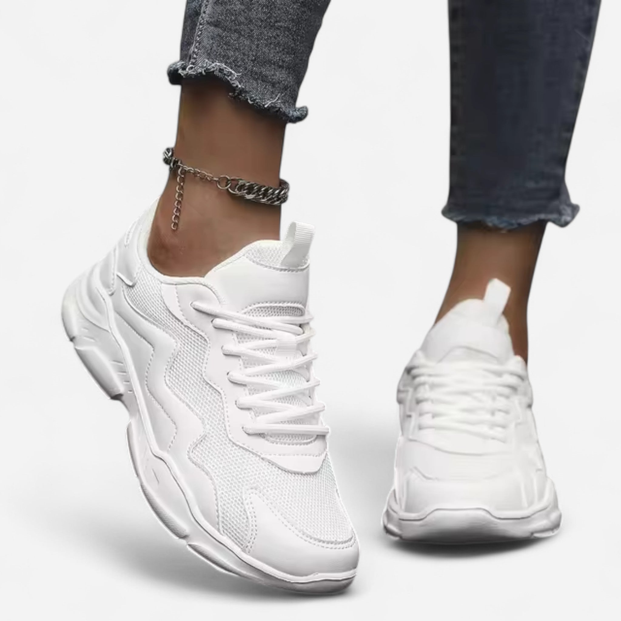 Baskets Orthopédiques Légères pour Femmes - Confort Élégant et Style Casual