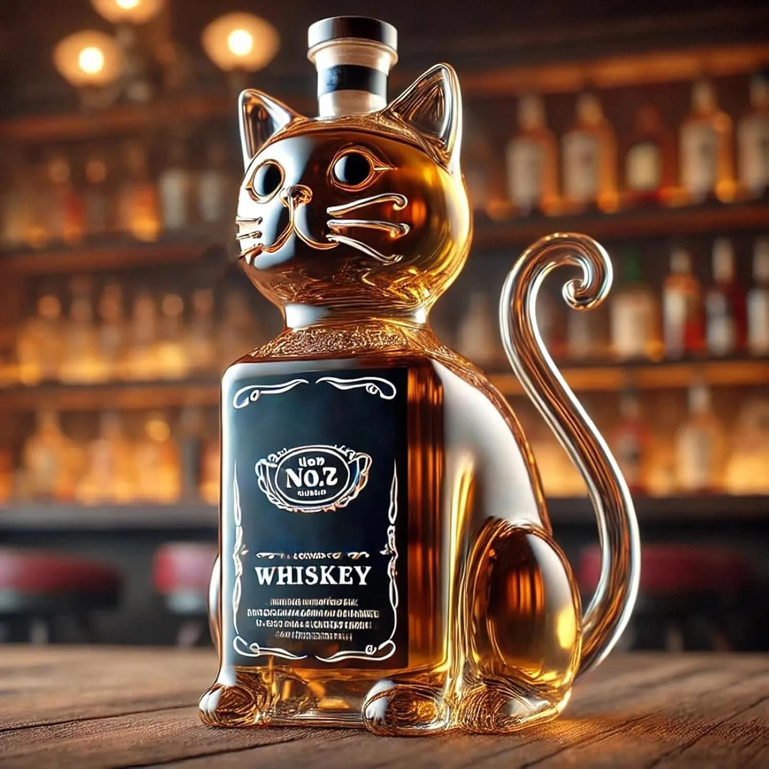 Bouteille de whisky en forme d’aigle