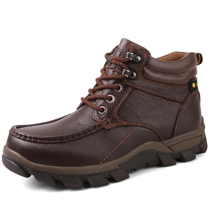 Bottes de travail chaudes et imperméables pour hommes pour l'hiver