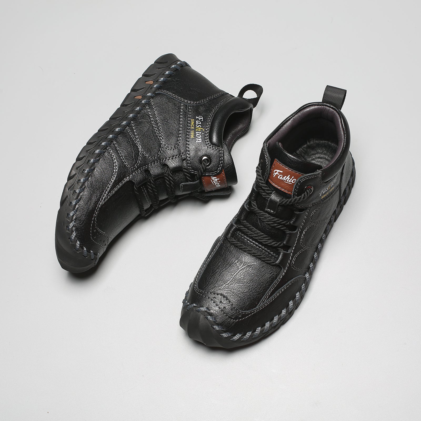 Last Day 60% OFF🔥⏱️Christmas Promotion⏱️🔥Men's Casual Leather Good Arch Support & Non-slip Outdoor  Breathable Walking Shoes