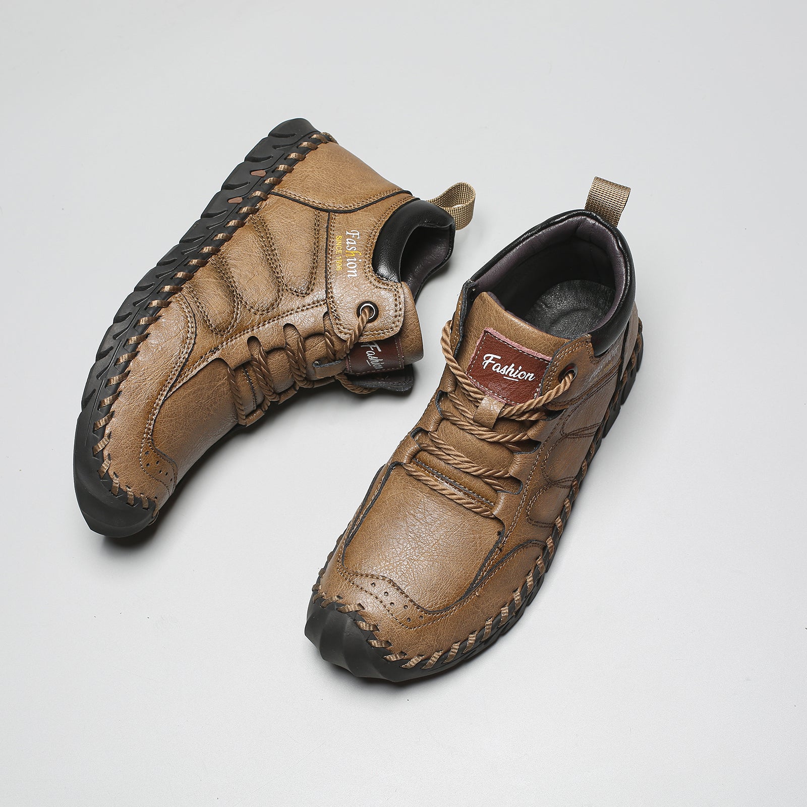 Last Day 60% OFF🔥⏱️Christmas Promotion⏱️🔥Men's Casual Leather Good Arch Support & Non-slip Outdoor  Breathable Walking Shoes