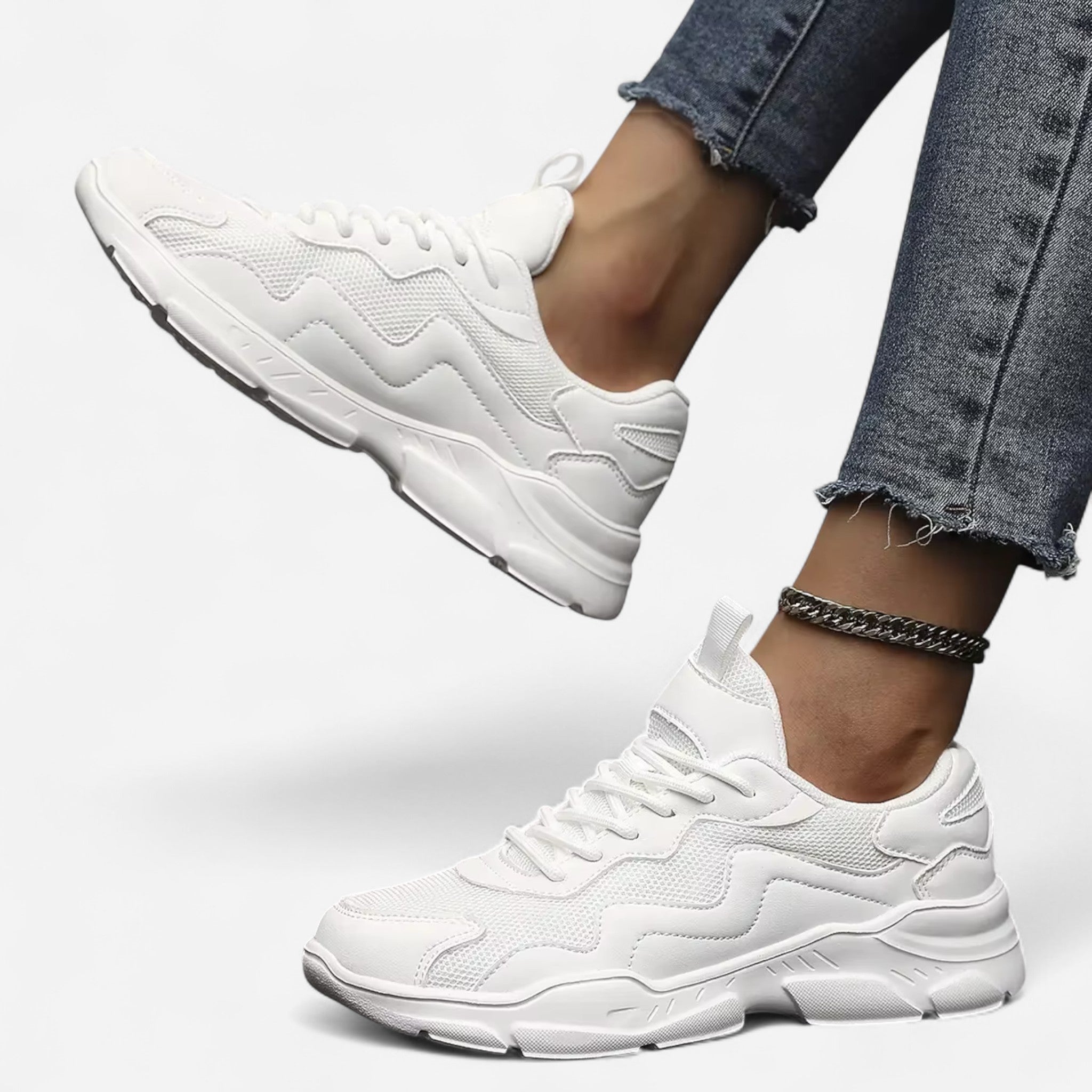 Baskets Orthopédiques Légères pour Femmes - Confort Élégant et Style Casual