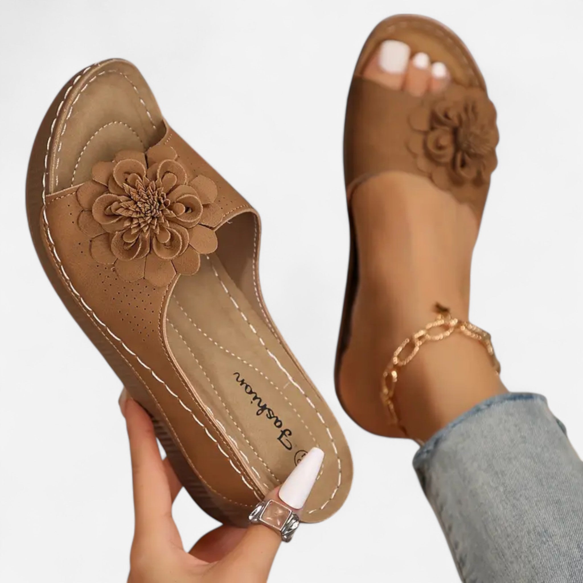 Nirelle - Sandales élégantes pour femmes, confort et style floral