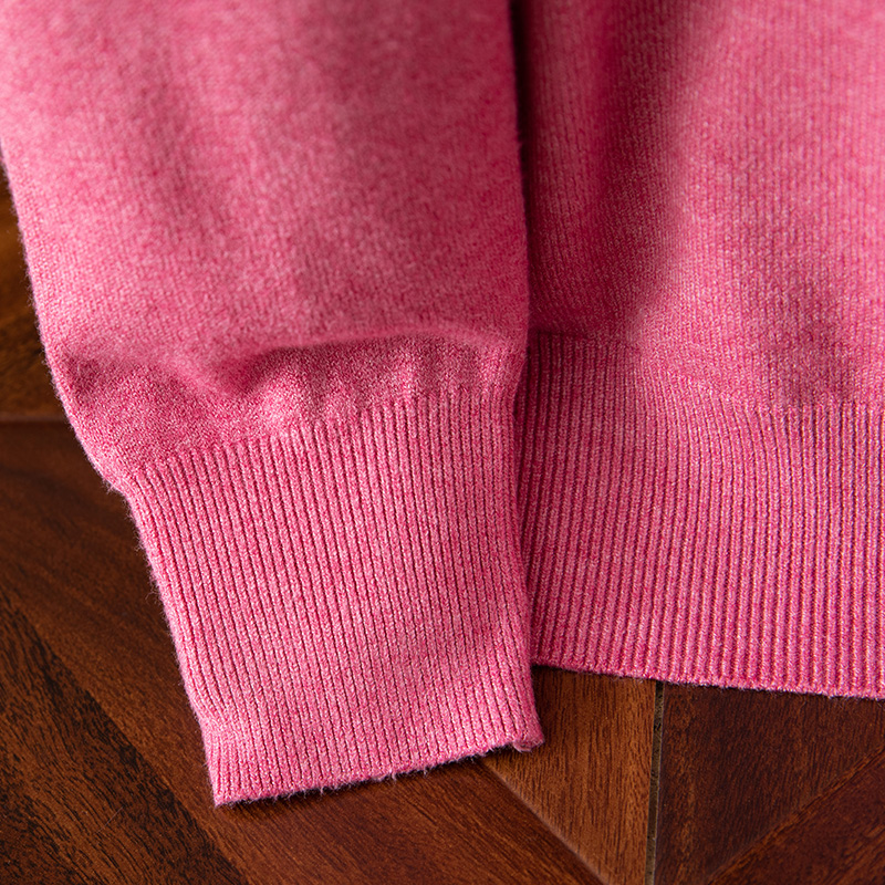 Pull en cachemire à manches longues pour homme