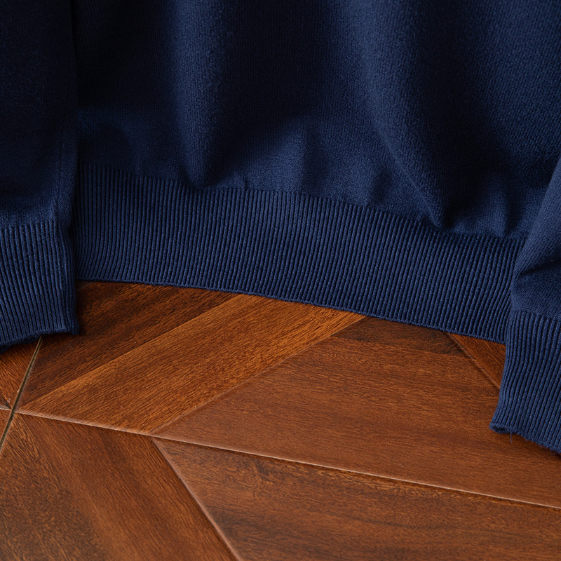 Pull en cachemire à manches longues pour homme