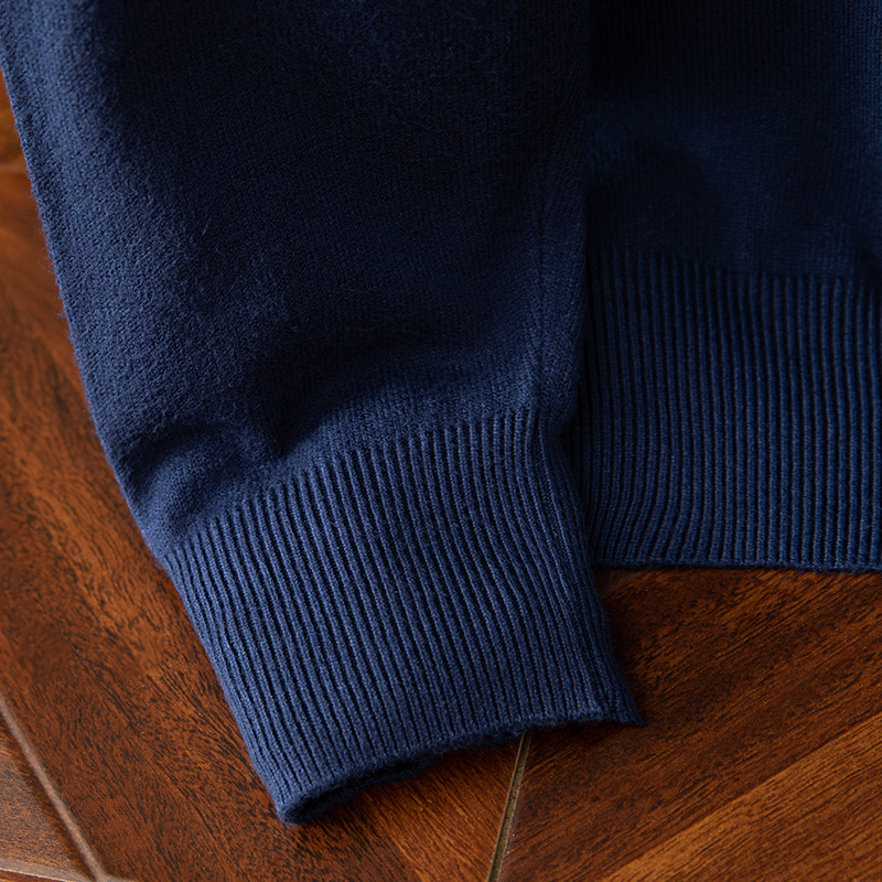 Pull en cachemire à manches longues pour homme