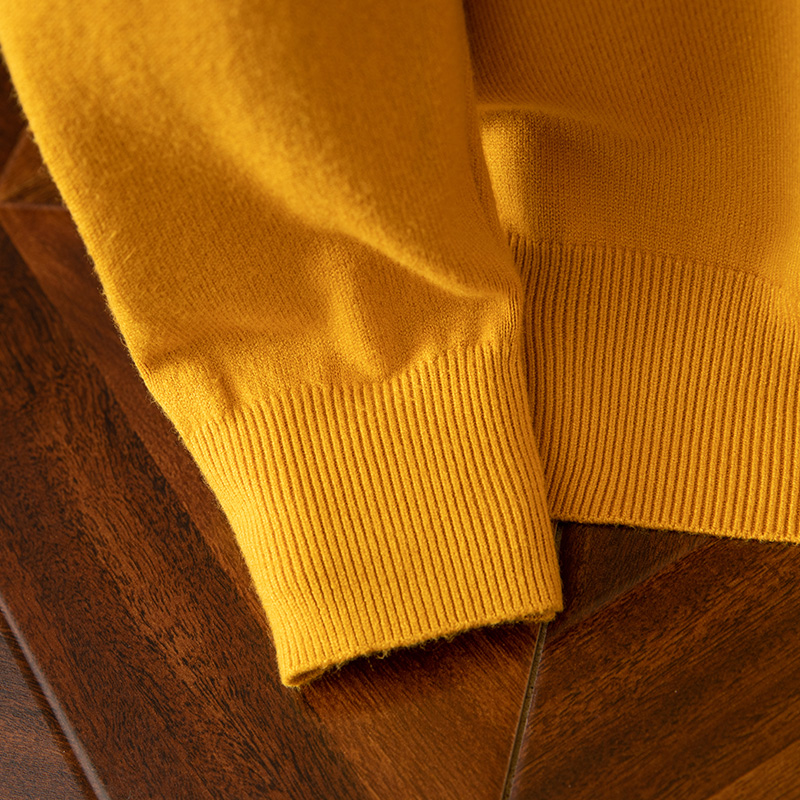 Pull en cachemire à manches longues pour homme