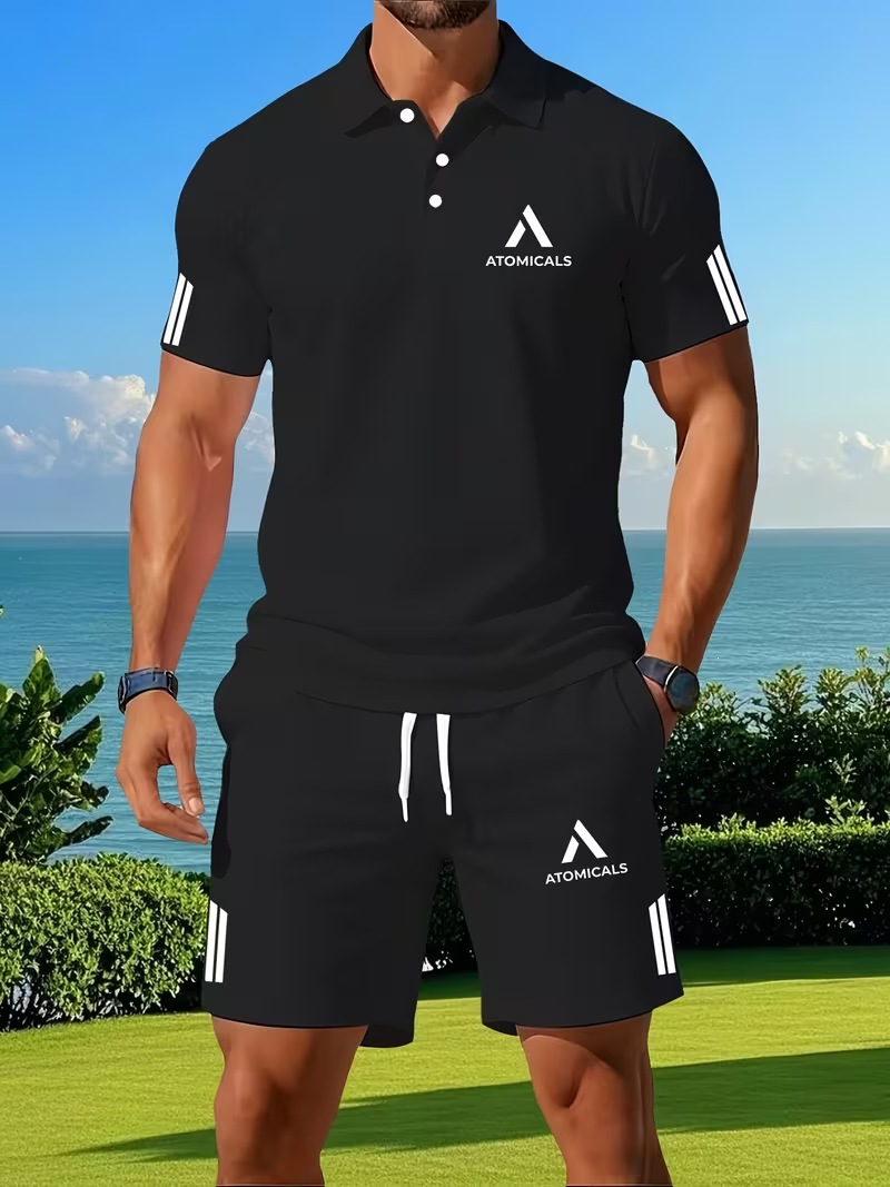 Nur diese Woche: 50% Rabatt – Herren Freizeit-Set (Kurzarm & Shorts) für den Urlaub