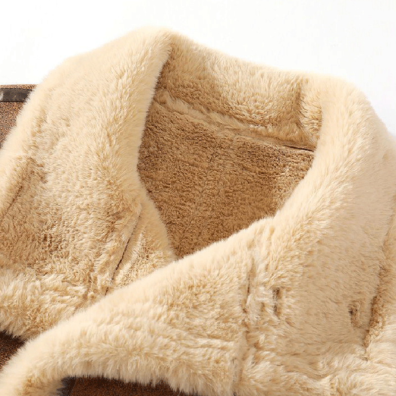 Veste en Cuir de Mouton pour Homme