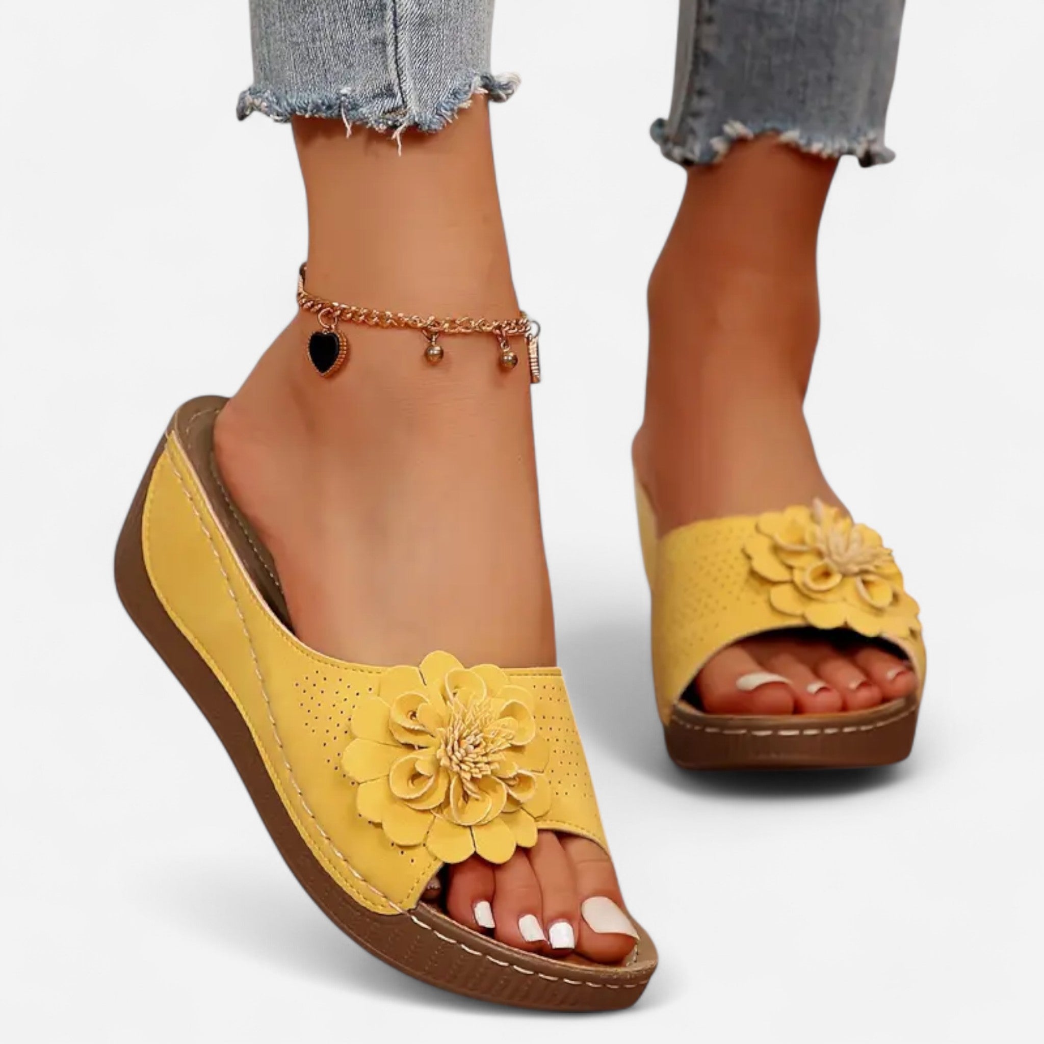 Nirelle - Sandales élégantes pour femmes, confort et style floral