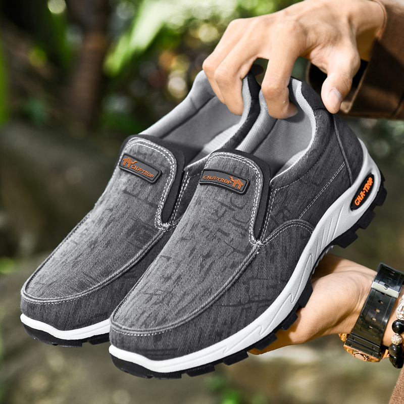 Chaussures pour hommes avec soutien de la voûte plantaire, respirantes, légères et antidérapantes