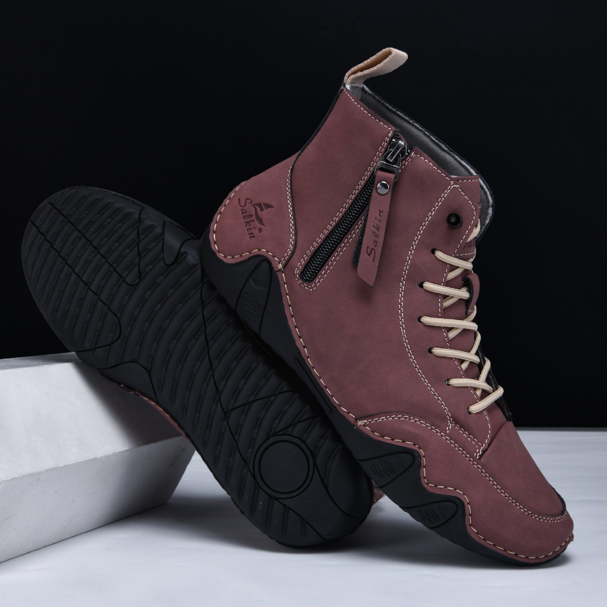 ⏰Dernier jour : 70 % de réduction ! 🔥 Chaussures minimalistes orthopédiques ergonomiques et imperméables pour hommes