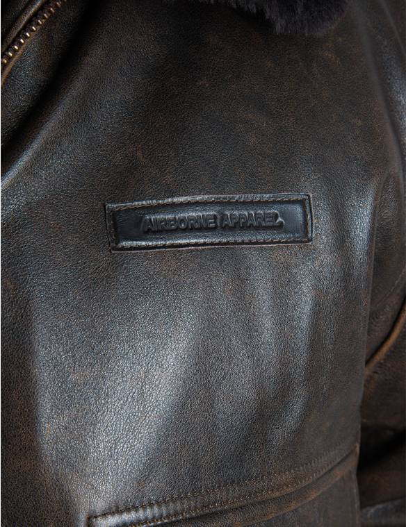 (NOUVEAUTÉS) VESTE EN CUIR DE VOL A-2 AVEC DOUBLURE