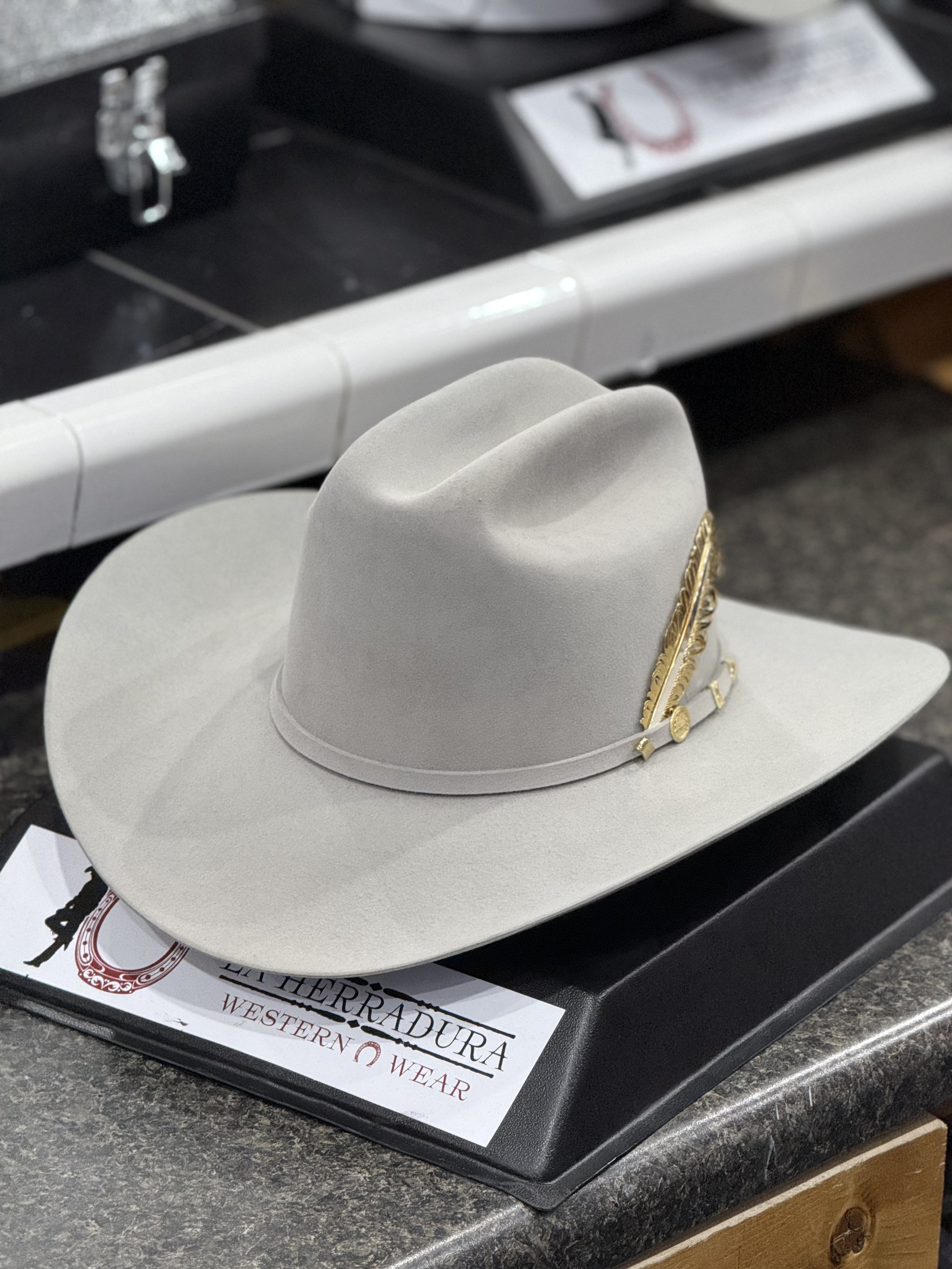 Cowboy Hat 100x Président Mist Grey Copa Chica