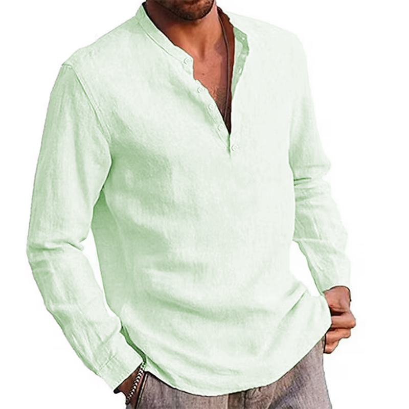 Crazyours  Comfortable Casual Long Sleeve Shirts