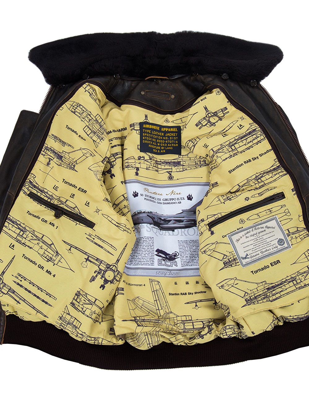 (NOUVEAUTÉS) VESTE EN CUIR DE VOL A-2 AVEC DOUBLURE