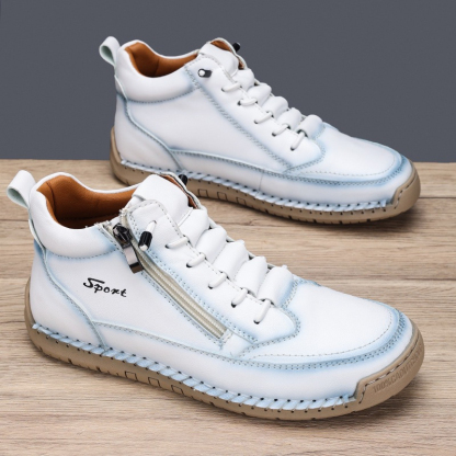 [Copy]Bottes décontractées en cuir pour hommes – Confortables pour la marche et la conduite (‑70% Offre Limitée)