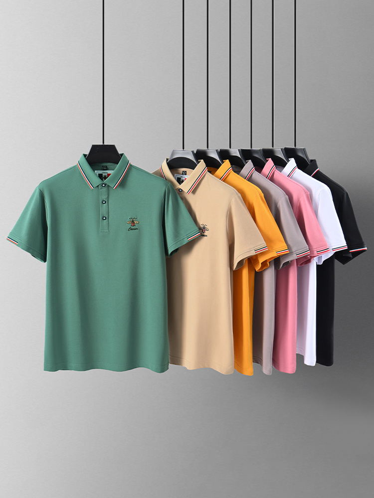 Imprimé abeille |  Polo homme simple et élégant pour affaires