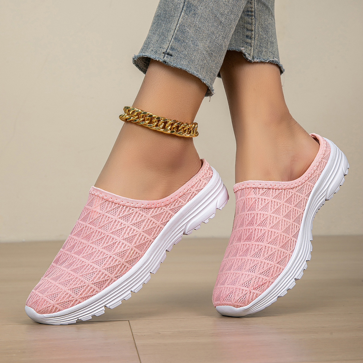 Ademende mesh sneakers voor dames