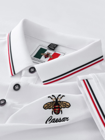 Imprimé abeille |  Polo homme simple et élégant pour affaires