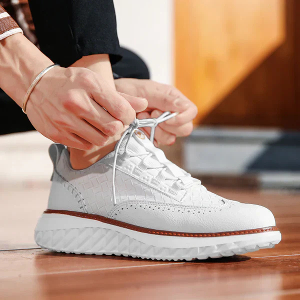 (🔥Tijdelijke Verkoop) Ortho-Balance - Ultra Comfortabele Leren Sneakers