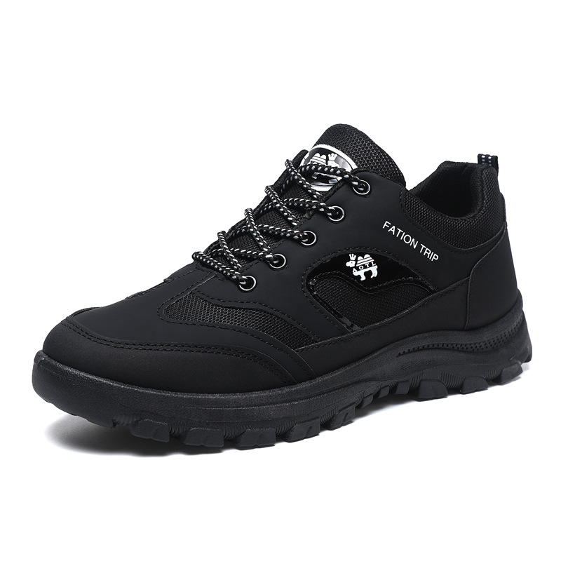 Heren sportschoenen met platform, lichtgewicht, ademend en casual, met werkbescherming