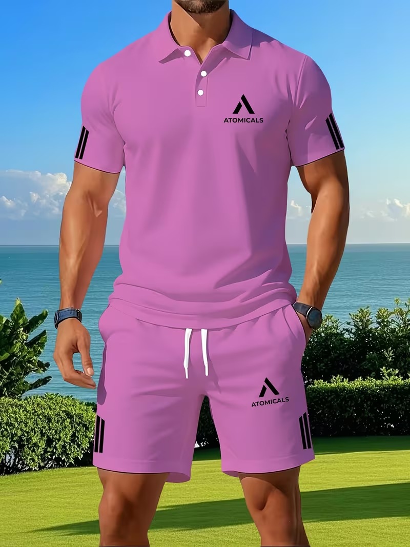 Nur diese Woche: 50% Rabatt – Herren Freizeit-Set (Kurzarm & Shorts) für den Urlaub