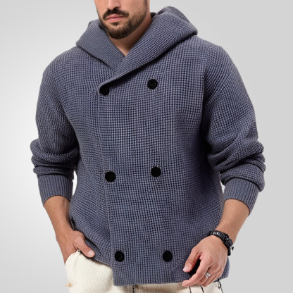 [Copy]Cardigan Tricoté Décontracté pour Hommes - Veste Pull de Style Britannique