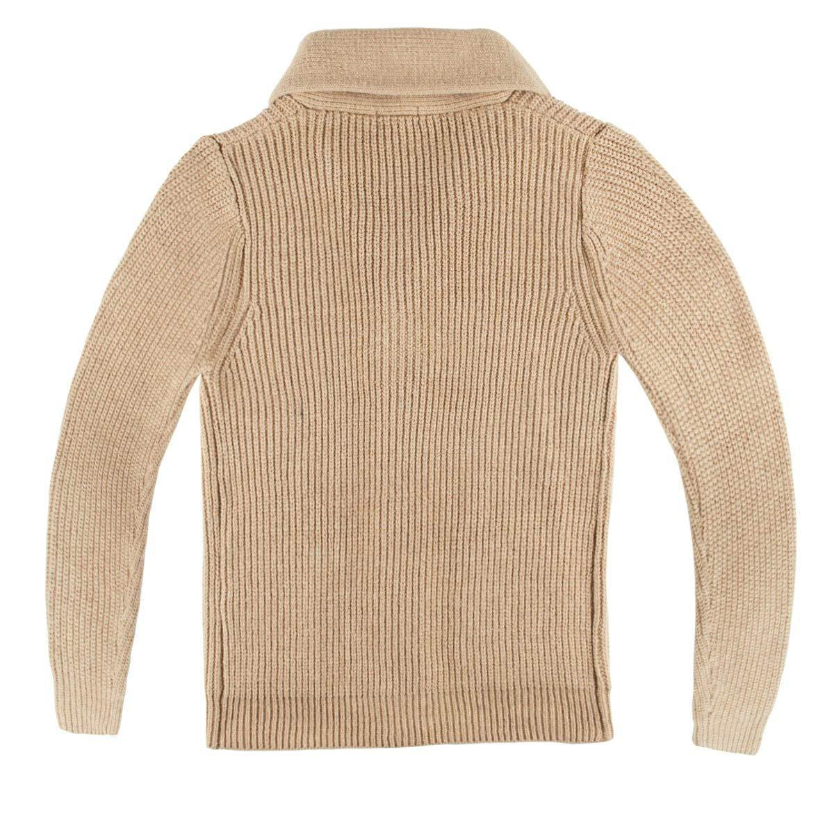 Gebreide Casual Cardigan voor Mannen - Britse Stijl Trui Jas