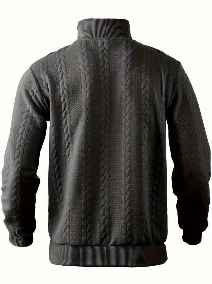 Benoît ™ | Vintage sweater met elegante ritsluiting