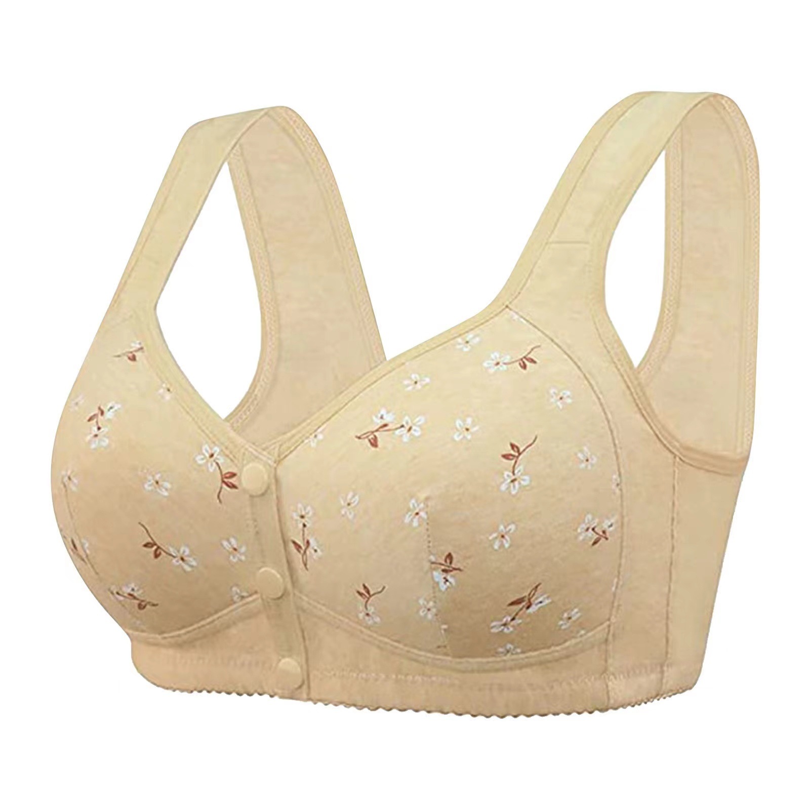 💥Achetez 1, obtenez 3💥Soutien-gorge à boutons avant, confortable et pratique