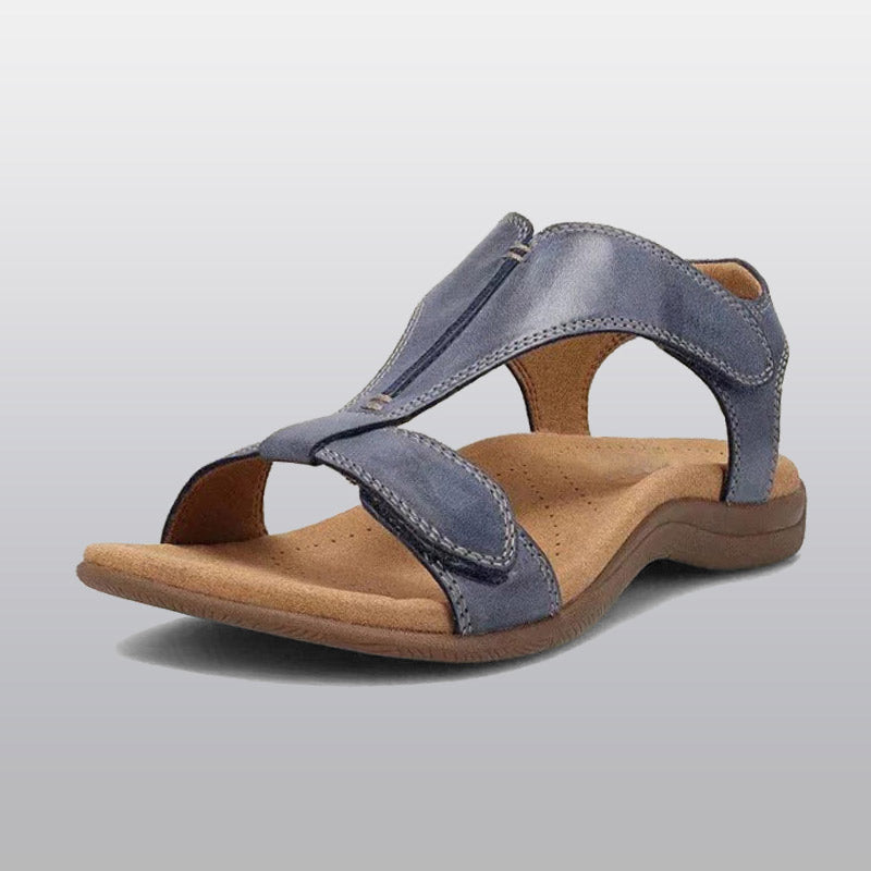 Shoeshome platte sandalen voor dames met voetboogondersteuning